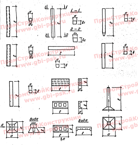 Унифицированные изделия подстанций 35-500 Кв. Серия 3.407-102, выпуск 1