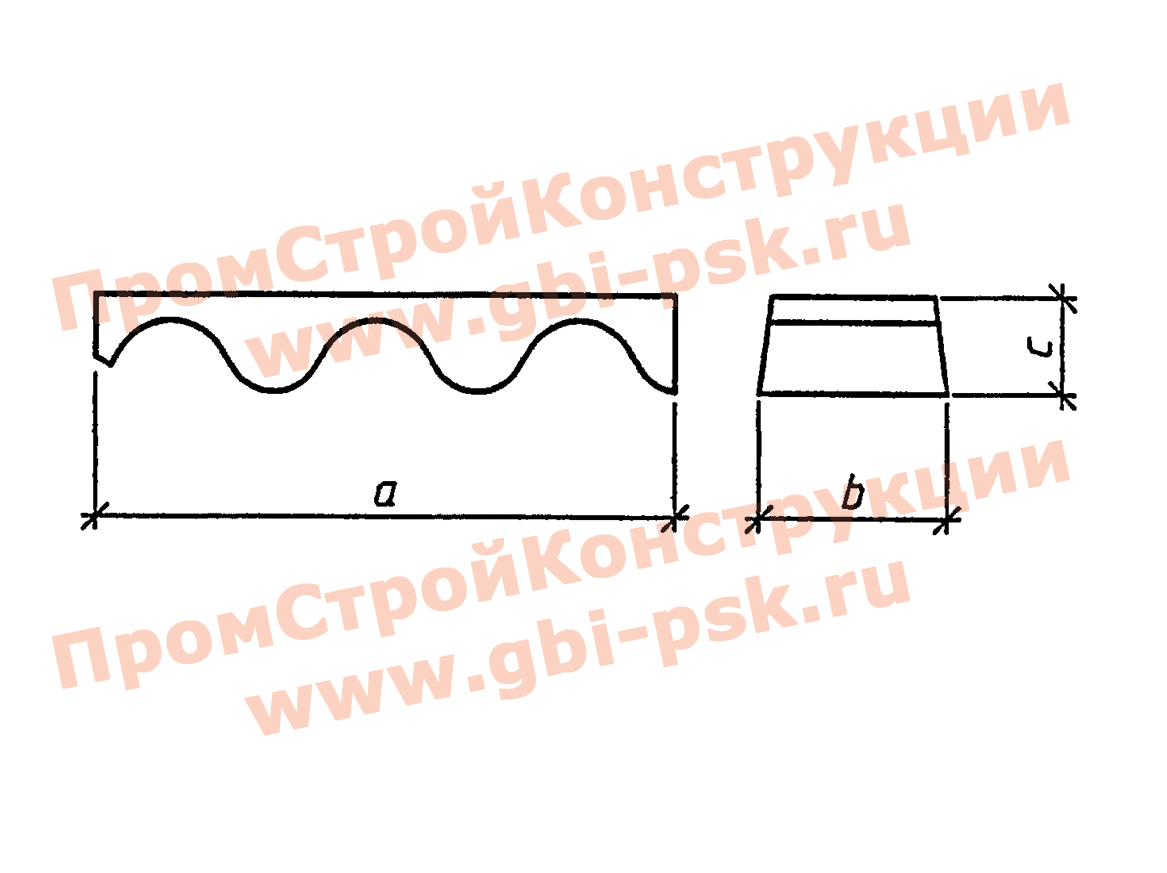 Блоки лотка — Серия 3.501.3-184.03