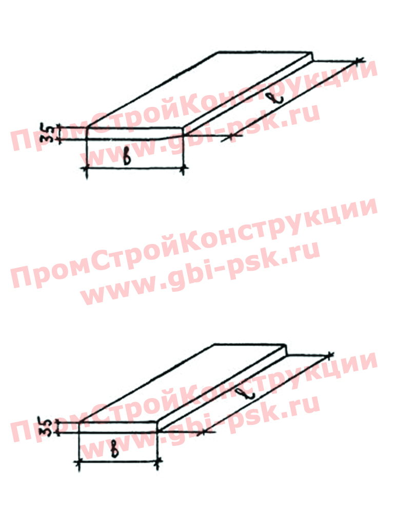 Лестничные проступи. Серия 1.251.1-4